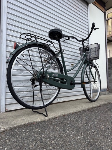 整備士による点検済み】 ☆前後タイヤ良品☆ 26型 軽快車 防犯登録