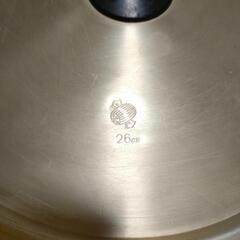 【軽い】大きなアルミ鍋26cmの画像