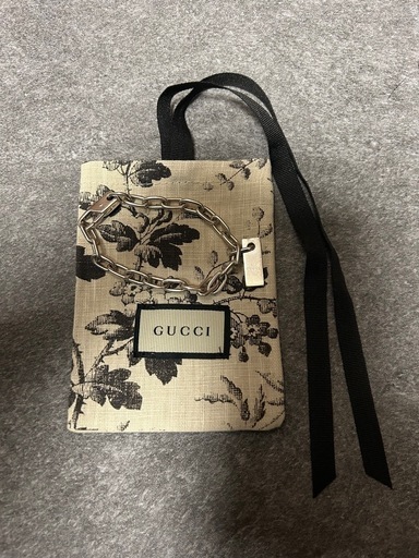 GUCCI ブレスレット　状態B 袋付き　シルバー