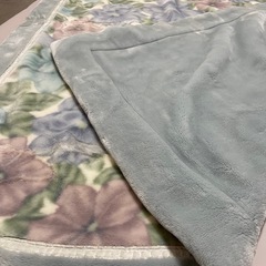 日本製・西川の毛布・シングル二重の画像