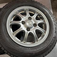 ◯軽自動車サイズスタッドレス13インチ◯145/80R13◯スタッドレスタイヤアルミホイール4本セット◯ブリヂストン◯の画像