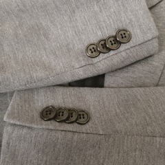 未使用　ZARA MAN ベーシックSサイズ　グレー テーラードジャケット 36の画像