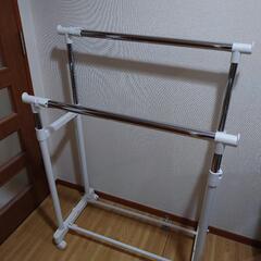 【お取引決まりました】伸縮パイプハンガーダブルの画像