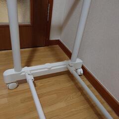 【お取引決まりました】伸縮パイプハンガーダブルの画像