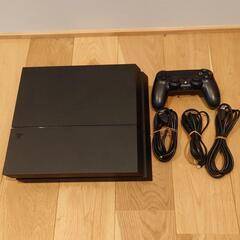 PS4本体 コントローラー、ソフト付。
の画像