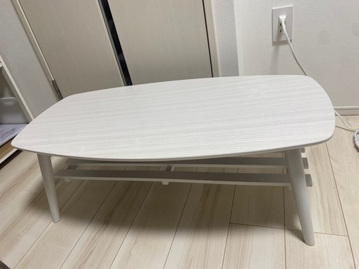 二段ローテーブル折りたたみ式座卓テーブルインテリア家具 ( エドワード) 香春のテーブル《座卓、ローテーブル 》の中古あげます・譲ります｜ジモティーで不用品の処分