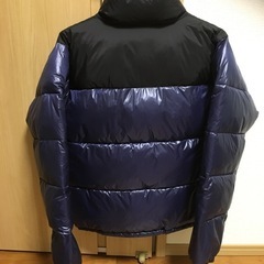 OUTDOOR ネイビー ダウンジャケット S の画像