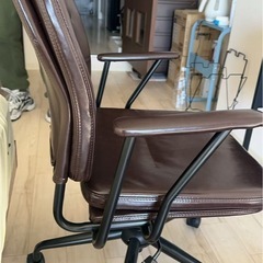 合成皮革ワークチェアNシールド 2の画像