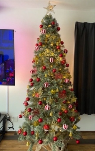 クリスマスツリーオーナメント付き