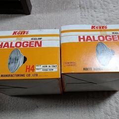 当時物ハロゲンヘッドランプH4 12Vの画像