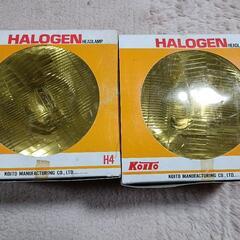 当時物ハロゲンヘッドランプH4 12V