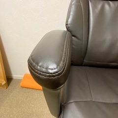 オフィスチェア ダークブラウン　エステンの画像