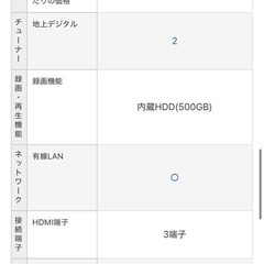 ✨高評価4.68録画機能付きテレビの画像