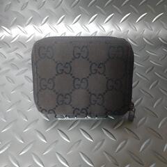 グッチ【GUCCI】ラウンドファスナー2つ折り財布