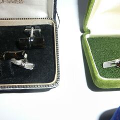 ◎メンズアクセサリー、ケース入り６点◎（●銀製品Snne Eagle,Pat.1035405刻印タイピン●１０ｍｍピンクサンゴ、●silver刻印含む等）●天然石の詳しい事は解りかねます）●日替わりで着けてください。、まとめてでお願い致します（個々不可）★お手数をおかけしますプロフィール必読です。の画像