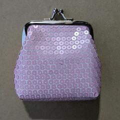 ‪💚【新品】スパンコール♡がま口の画像