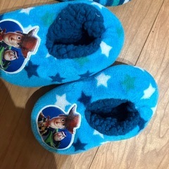 ほぼ未使用　トイストーリーキッズスリッパの画像