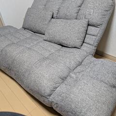 二人掛けソファーベッドの画像