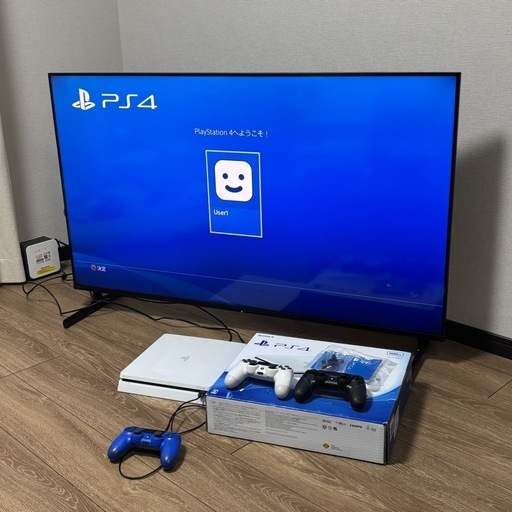 プレステ4 本体とコントローラー3つ。PlayStation4 (ポッチャマ) 甲州街道のテレビゲーム《プレイステーション》の中古あげます・譲ります ｜ジモティーで不用品の処分