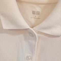 Mサイズ　UNIQLO　白ポロの画像