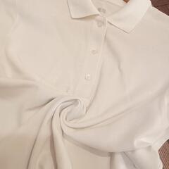 Mサイズ　UNIQLO　白ポロの画像