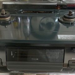  Rinnai ガステーブル 都市ガス用 右強火力 約60cm幅 片面焼グリル KG67BKR/13Aの画像