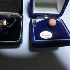 ◎メンズアクセサリー、ケース入り６点◎（●銀製品Snne Eagle,Pat.1035405刻印タイピン●１０ｍｍピンクサンゴ、●silver刻印含む等）●天然石の詳しい事は解りかねます）●日替わりで着けてください。、まとめてでお願い致します（個々不可）★お手数をおかけしますプロフィール必読です。の画像