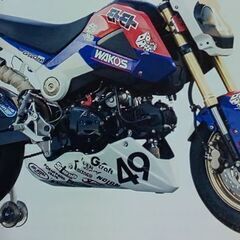 グロム 純正 サイドカウル シュラウド ラッピング 旧型 前期 JC61 GROM 東京 調布 三鷹 発の画像