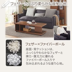 2人掛け布張りソファ(MK02 KD NV) ニトリ : 2110300029026 : ニトリ Yahoo!店 - 通販 - Yahoo!ショッピング