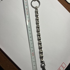 値下げしました。オンライン決済ではありません。配送不可です。ウォレットチェーンの画像