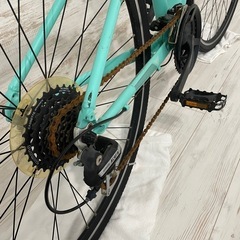 ビアンキ　Bianchi クロスバイク　自転車　43 c.sport シースポーツ　低走行の画像
