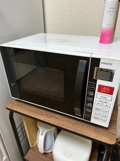 「キャンセルになったのでまだあります」電子レンジと炊飯器