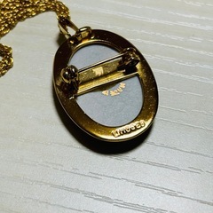 Limoges リモージュ フランス製 ペンダント ブローチ ネックレスの画像