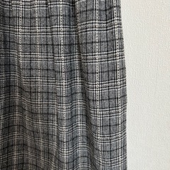 未使用 チェック柄タイトスカートの画像