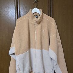 adidas メンズフリースジャケット　