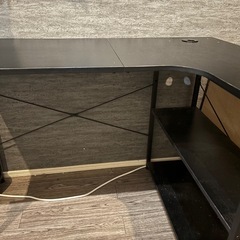  作業用デスク（横110㎝:奥行き80㎝:高さ:73㎝）椅子付きの画像
