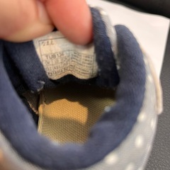 【253】asics ベビーシューズ　13.5 の画像