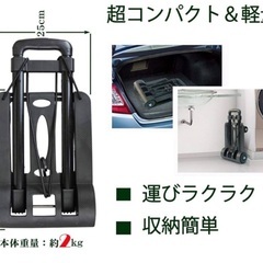 【取引予定あり】折り畳み式台車の画像