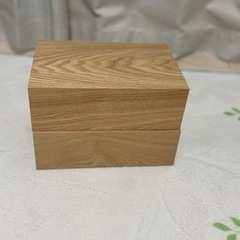 お話中☆無印良品 木製小物収納 2点セットの画像