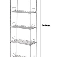 お譲り先が決定いたしました🙇‍♀️　アイリスオーヤマ メタルラック本体 6段 キャスター付きの画像