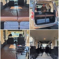 《お値下げ！》車中泊装備付き！DIYキャンピングカー（4ナンバーステップワゴン）の画像