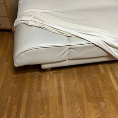 ソファーベット　オフホワイトの画像