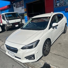 安　スバルインプレッサスポーツH29年距離　3万キロ車検つきの画像