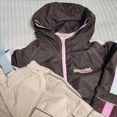 レセーダRESEEDA女児用スキーウェア150cmブラウン 