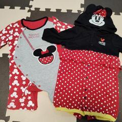 【ミニーちゃん】カバーオール２枚組