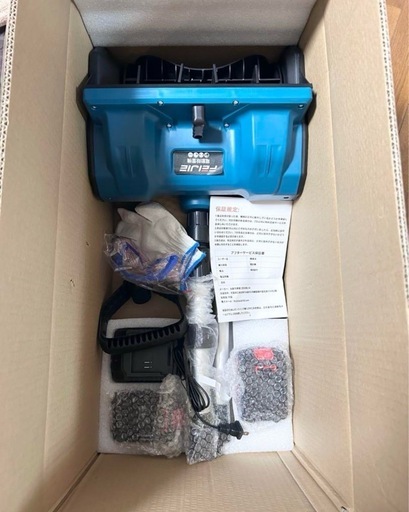 新品 電動除雪機 除雪器具 電動除雪スコップ コードレス　バッテリー2個 ②