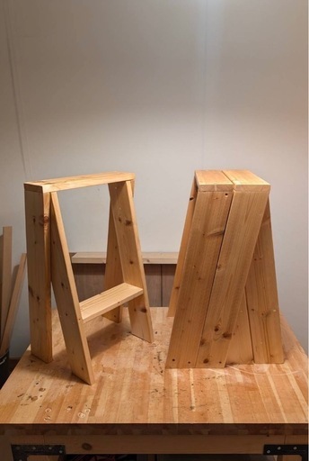 1×4だけでできるスタッキングチェア