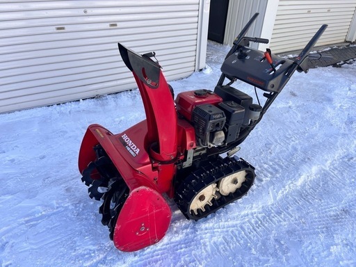 長野発 HONDA/本田技研工業 除雪機 スノーラ HS660 6馬力 無鉛ガソリン 動作品 バッテリーはありません交換必要 - 除雪・雪対策