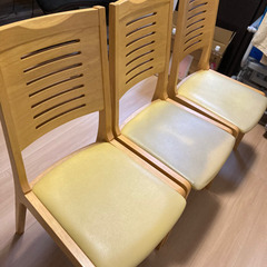 【0円・引き取り限定】ダイニングチェア3脚