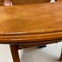 大和屋 アーチ木製ローチェア ベビーチェア 折りたたみ式の画像